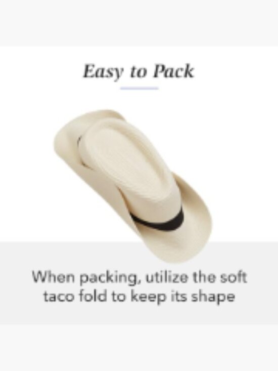 UPF 50+ Packable Fedora Sun Hat Adjustable Wind-Resistant main image 7